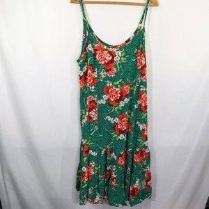 Torrid Tropical Floral Animal Print Sundress Women's Size 2X